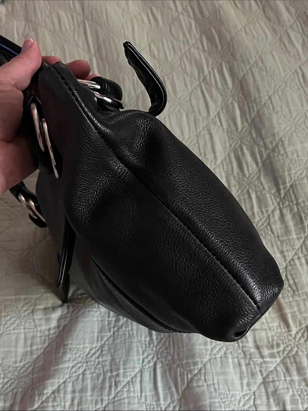 🍓TRADED🍓90s/Y2K EXPRESS Genuine Leather Satchel Handbag